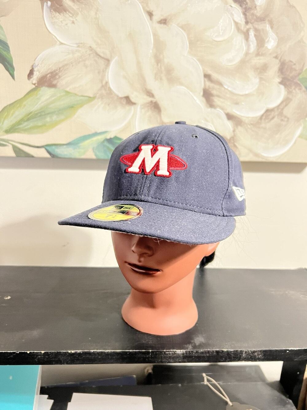 Size 7 1/4- Vintage Memphis Redbirds GAME ISSUED Hat CAP New Era MiLB Baseball
